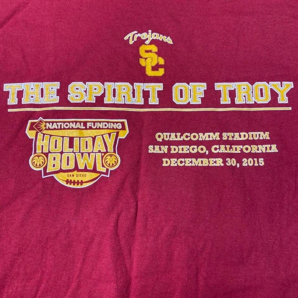 USC TROJANS‎ 2015 Holiday Bowl shirt